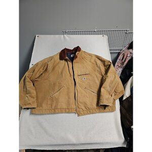 Carhartt Blanket-Lined Detroit Jacket “Brown” J001 BRN Men’s 5XL Flannel Lined